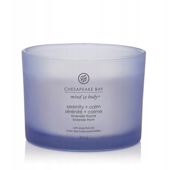 Serenity & Calm Candle ( tři knoty ) - Vonná svíčka se třemi knoty